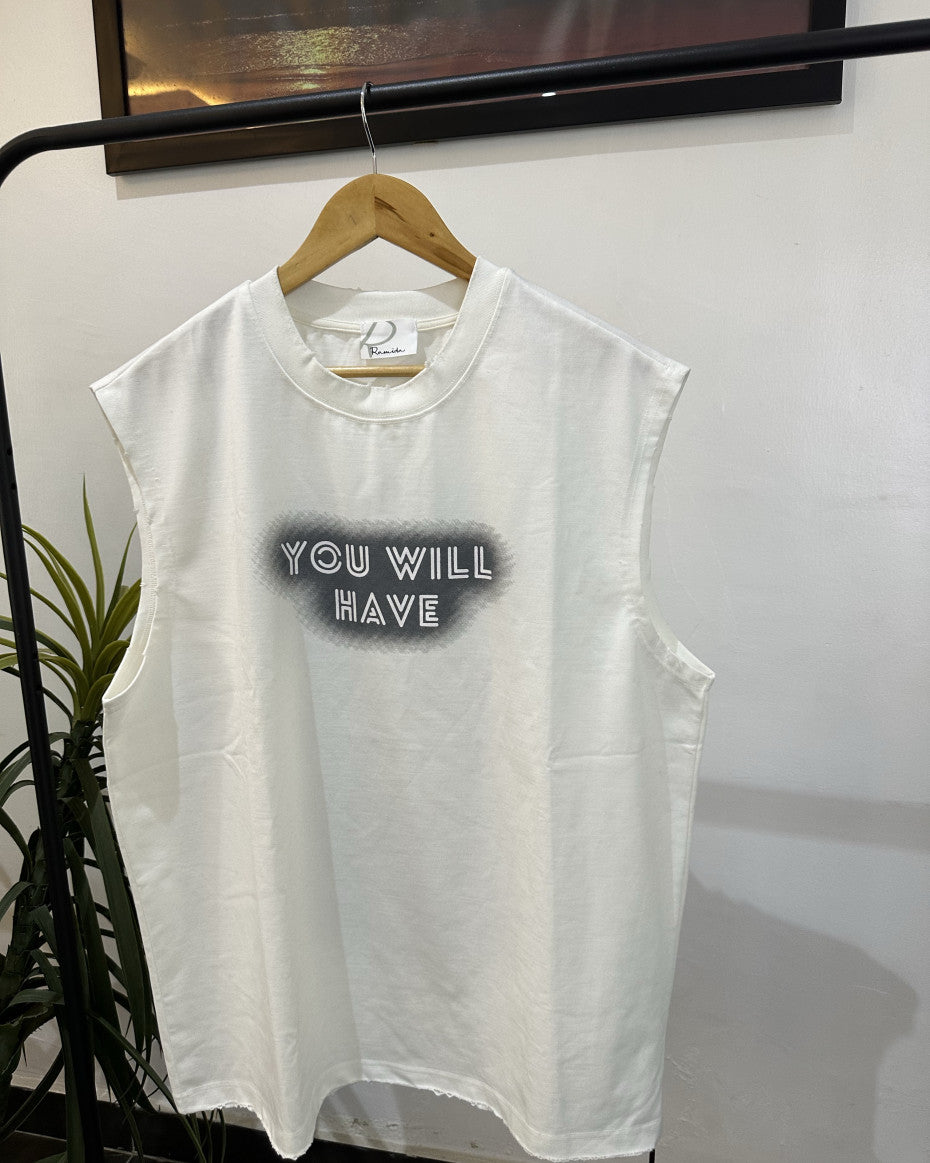 Sleeveless Tee-xl